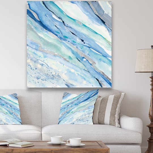 Designart - Blue Silver Spring I